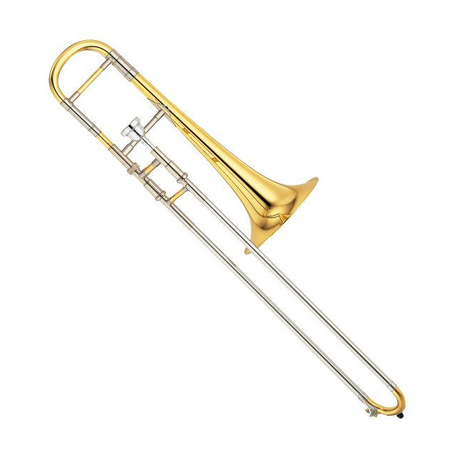 A Yamaha Trombone As impressive as the empiral martch it self. The trombone is a prominent instrument in any orchestra.