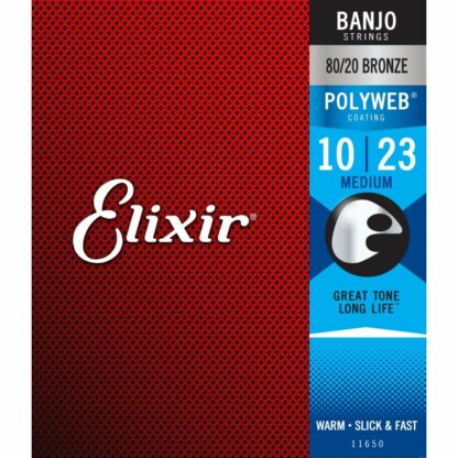 Elixir Polyweb Nickel Wound Banjo Strings