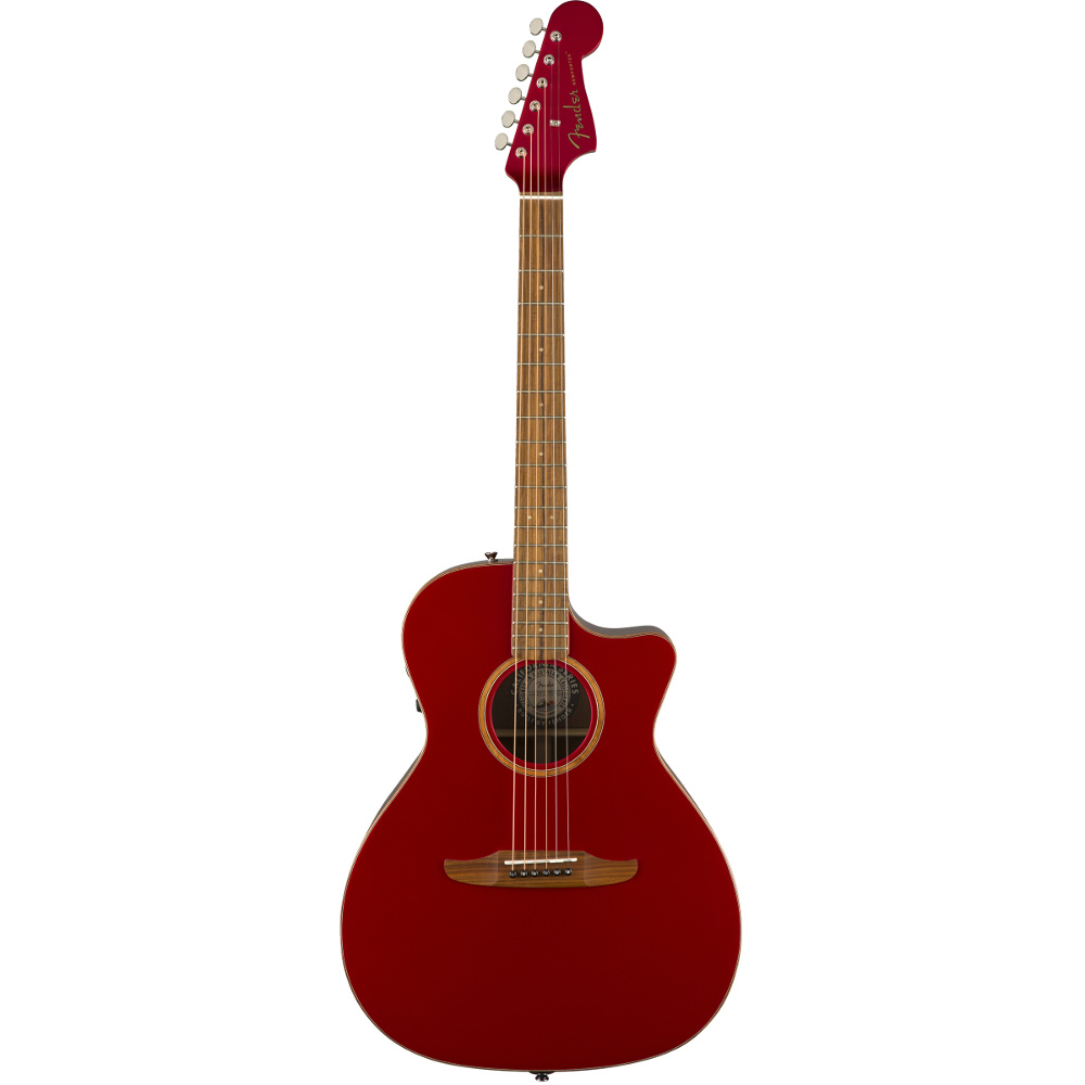 Fender California Newporter Cutaway ElectroAcoustic In Classic Hot Rod