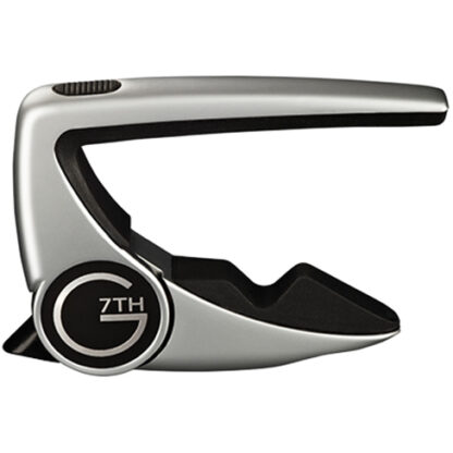 G7th Performance 2 Acoustic Capo Steel String Silver