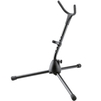 K&M Alto And Tenor Saxophone Stand Black