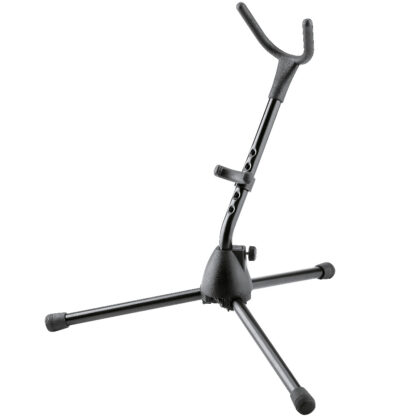 K&M Alto And Tenor Saxophone Stand Black