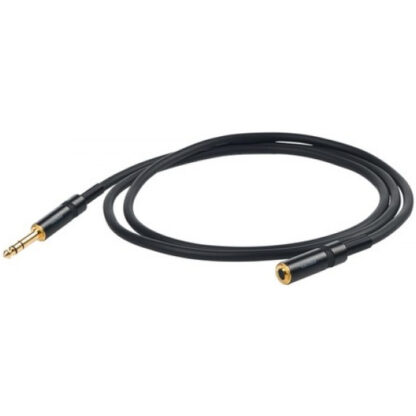 Proel Extension Cable For 3.5mm Stereo Jack With Gold Plated Connections - 3M