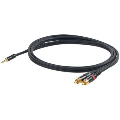 Proel Audio Y Cable With 3.5mm Stereo Jack To RCA