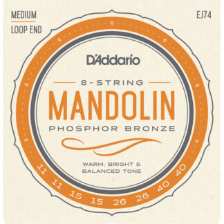 D'Addario EJ74 Mandolin Strings - Phosphor Bronze - Medium - 11-40