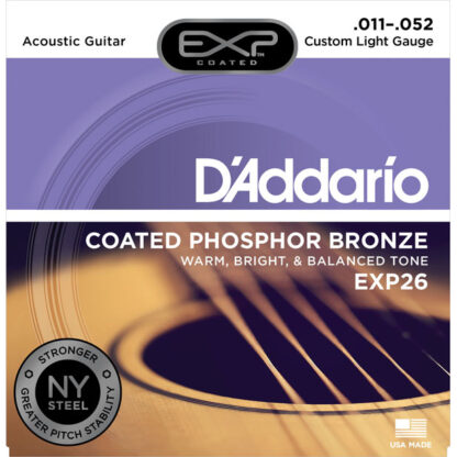 D'Addario Coated Phosphor Bronze