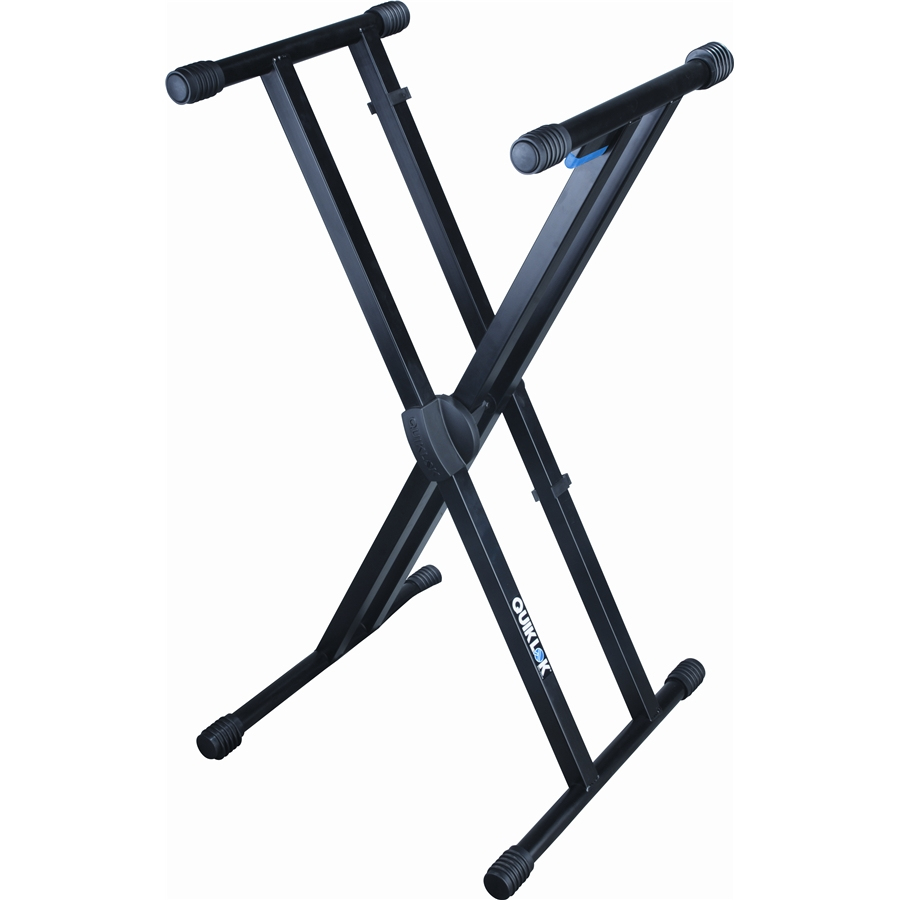 Quik Lok Heavy Duty DoubleBrace X Keyboard Stand Hickies Music