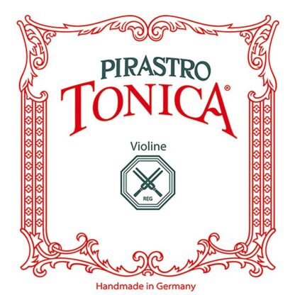 Pirastro Tonica Violin Full Size String Set Medium Tension
