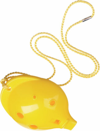 Ocarina Alto 6 Hole Yellow in Clam Pack
