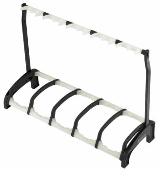 K&M Acoustic/Electric/Bass Guitar Stand (5 Guitars)