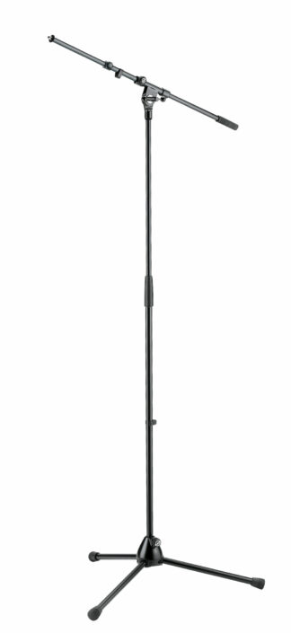 K&M Mic Stand Extendable Boom Topline Compact Black