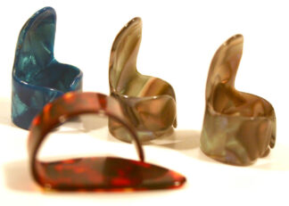 TGI Plectra Thumb and Finger Pick Set Plastic