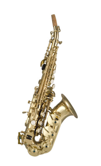 Artemis Soprano Sax Curved Outfit -  Gold Lacquer