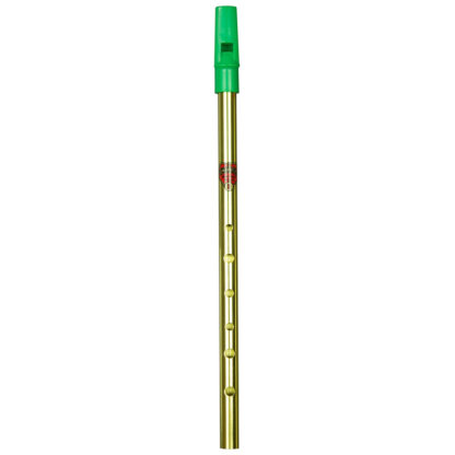 Flageolet D Brass Green Top