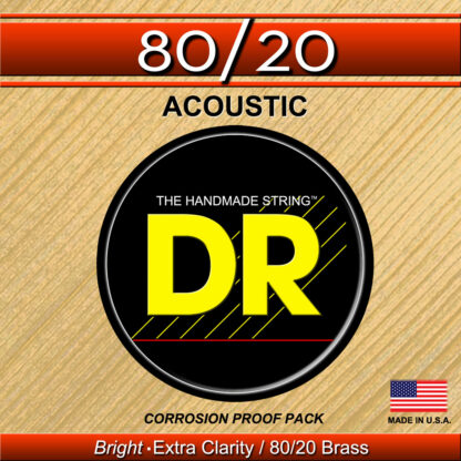 DR Strings Hi-Beam 80/20 Acoustic Medium - Light