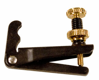 Wittner String Adjuster Violin. Black with Gold Screws