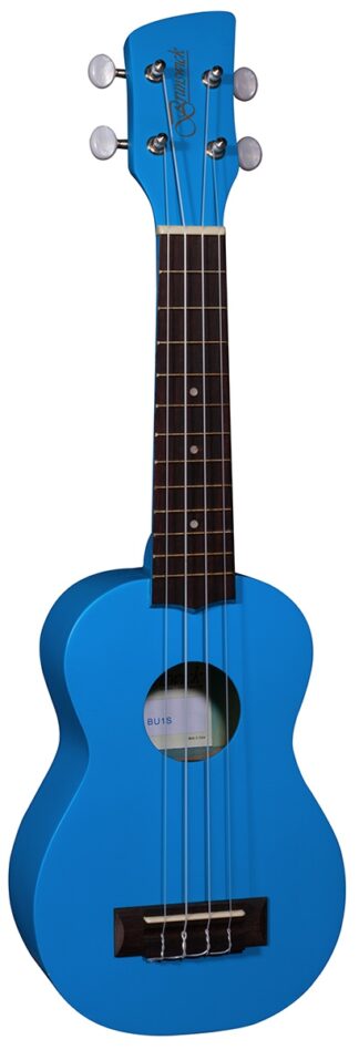 Brunswick Ukulele Soprano Blue Satin - Aquila Strings