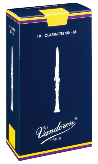 Vandoren Reeds Clarinet Bb 1 Traditional  (10 BOX)