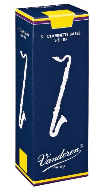 Vandoren Reeds Bass Clarinet 1.5 Traditional (5 BOX)