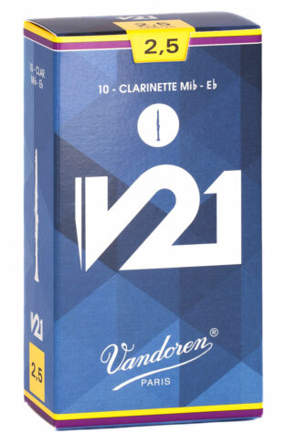 Vandoren Reeds Clarinet Eb 2.5 V21 (10 BOX)