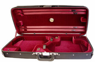 Hidersine Case Violin Double Wooden Arched Top