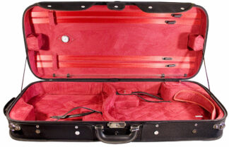 Hidersine Case Violin Viola Double. Wooden Arched Top