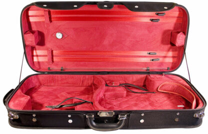 Hidersine Case Violin Viola Double. Wooden Arched Top