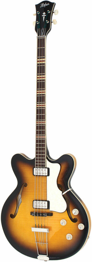Hofner HCT Verythin Bass - Sunburst - Short Scale