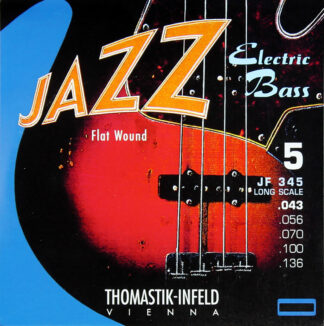 Thomastik Jazz Bass SET Flatwound (Xlong scale 36) 5 String 43-136