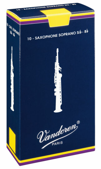 Vandoren Reeds Soprano Sax 1 Traditional (10 BOX)
