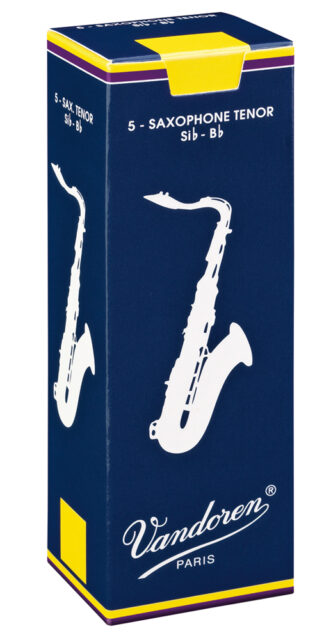 Vandoren Reeds Tenor Sax 4 Traditional (5 BOX)