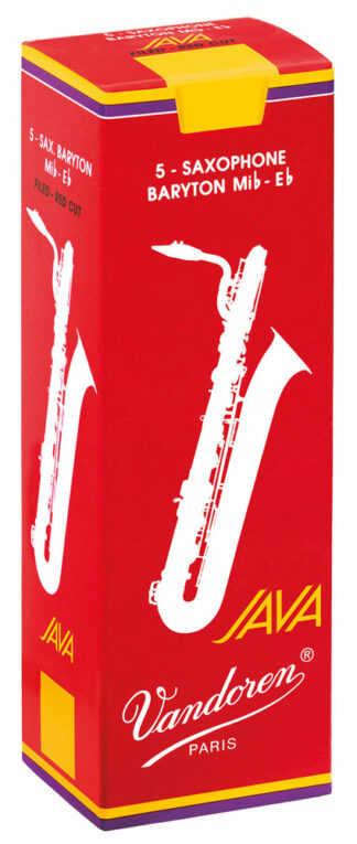 Vandoren Reeds Baritone Sax 2 Java Red (5 BOX)