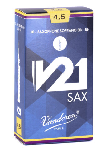 Vandoren Reeds Soprano Saxophone 4.5 V21 (10 BOX)