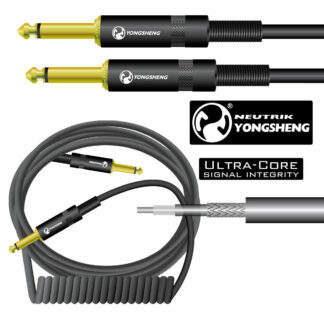 TGI Wired Cable - Pro Straight/Coiled Guitar Cable Neutrik 20ft
