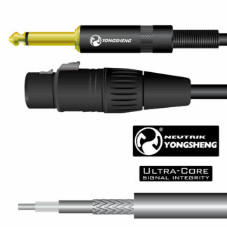 TGI XLR-Jack Pro Microphone Cable 20ft Long