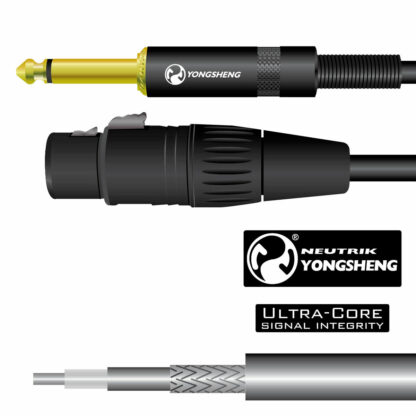 TGI XLR-Jack Pro Microphone Cable 20ft Long