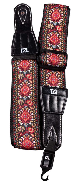 TGI Strap Woven Cotton Persian Stitch - Red