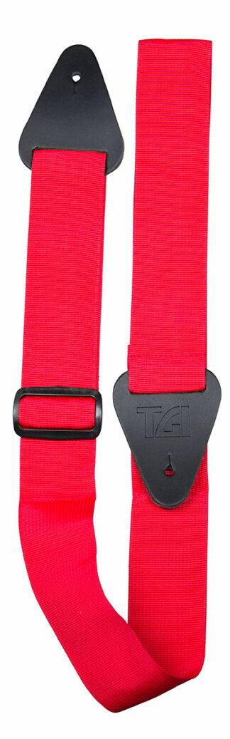 TGI Strap. Woven. Plain Red