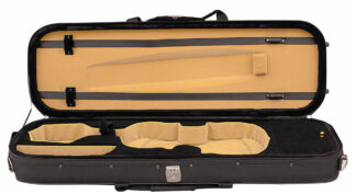 Hidersine Case Violin 4/4 Light Oblong - Black