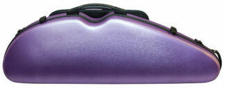Hidersine Case Polycarbonate Violin Halfmoon Brushed Purple