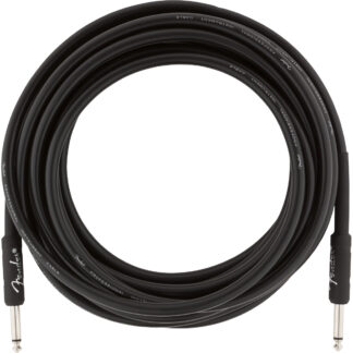 Fender Professional Series Instrument Cable 18.6 Feet In Black