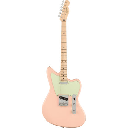 Squier Paranormal Offset Telecaster With Maple Fingerboard And Mint Pickguard In Shell Pink Finish