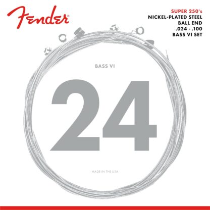 Fender Super 250 Bass VI Strings - Nickel Plated Steel - Ball End