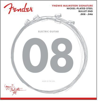Fender Yngwie Malmsteen Signature Electric Guitar Strings - .008-.046 Gauges - Nickel-Plated Steel