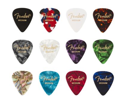 Fender 351 Shape - Celluloid Medley - Medium (12)
