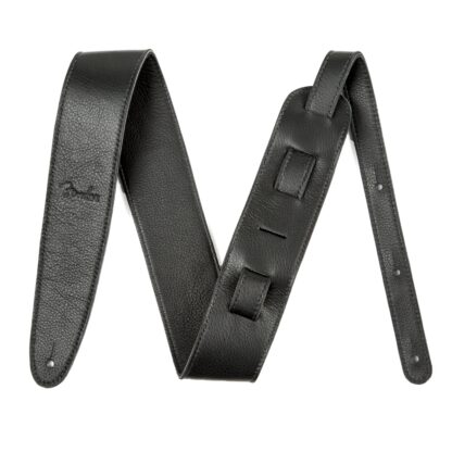 Fender Artisan Crafted Leather Strap - 2.5 Inch Black