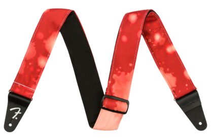Fender Tie Dye Acid Wash Strap - Red