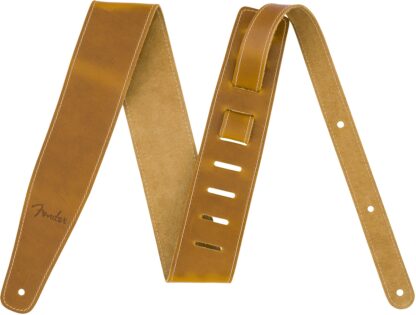 Fender Broken-In Leather Strap - Natural 2.5 Inch