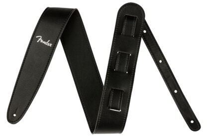 Fender Fender Vegan Leather Strap - Black - 2.5 Inch