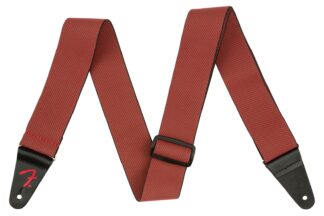 Fender Weighless Festive Tweed Strap - Green/Red